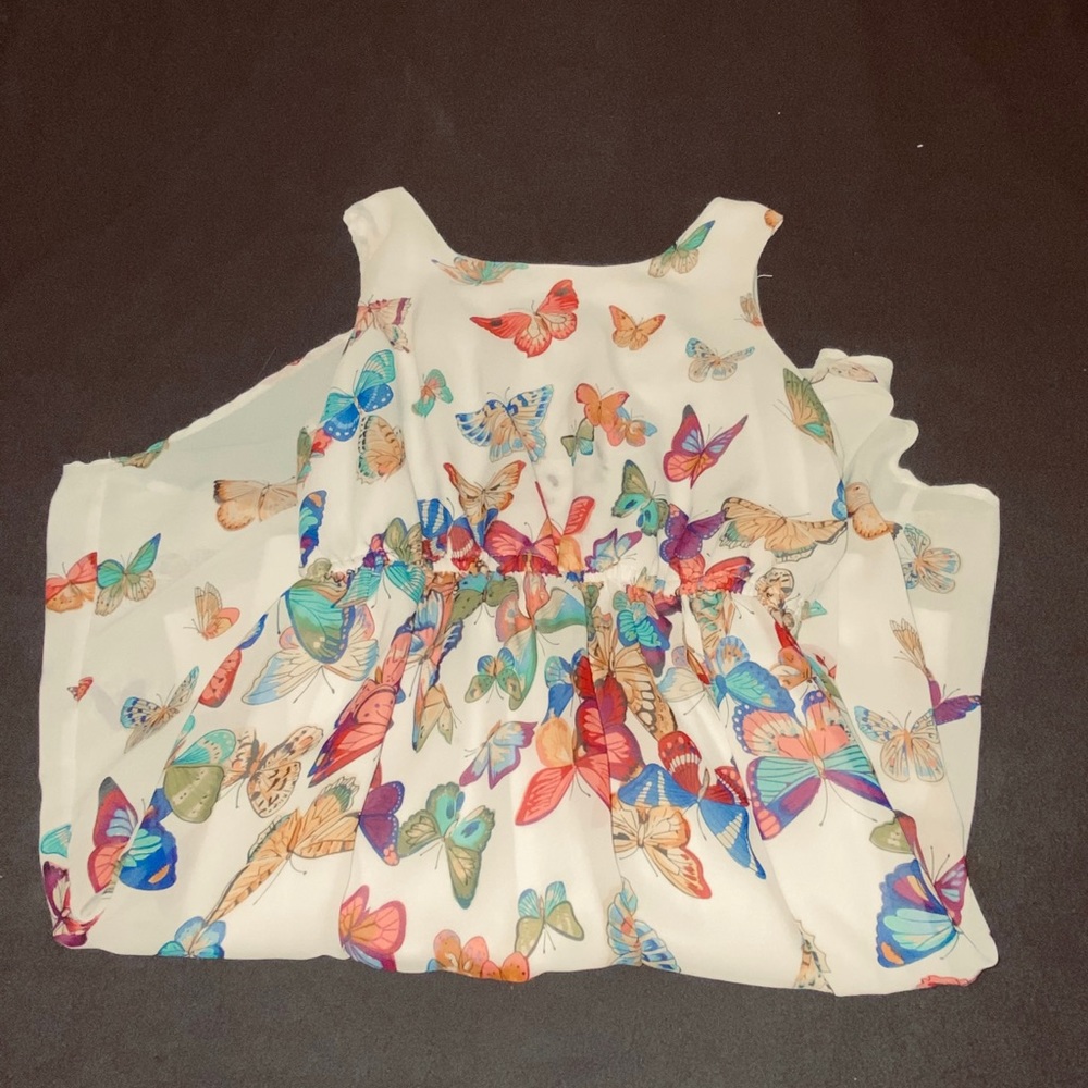 Flowery butterfly dress